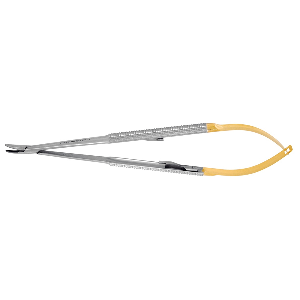 Nadelhalter Castroviejo #5024R rund, PermaSharp, gebogen 18cm