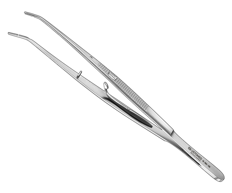 Nervnadelpinzette, 15 cm, mit Schloß