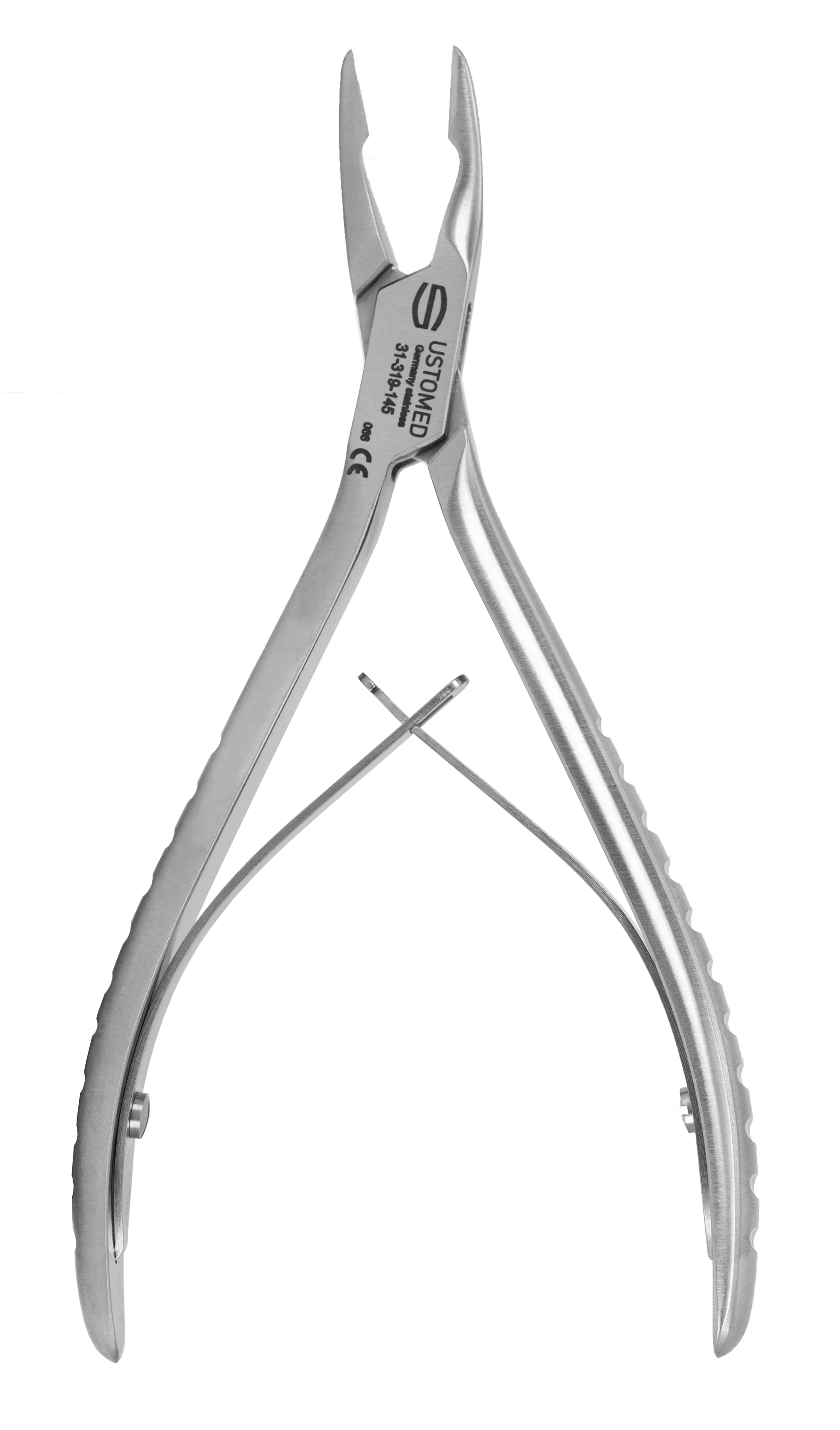 Mikro-FRIEDMAN, Hohlmeißelzange, geb. 25° 14 cm