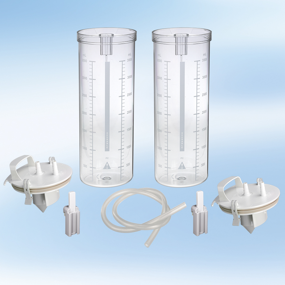 Chirurgieabsaugung | Set | 2 x 4 L PC