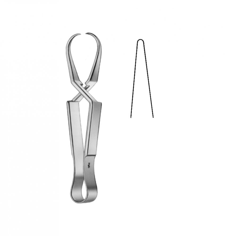 TUCHKLEMME SCHAEDEL GER.85MM