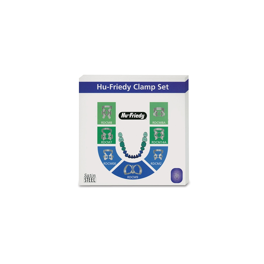 Kofferdam-Klammer Start-Set mit 7 Klammern