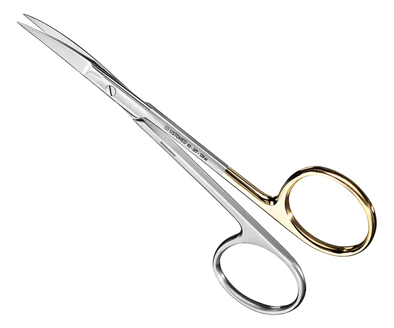 Naht-/Zahnfleischschere | 13 cm | geb. | SuperCut