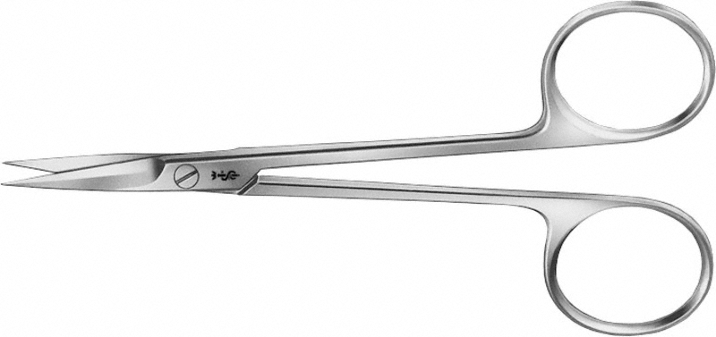 ZAHNFLEISCHSCHERE GER.SP/SP 120MM