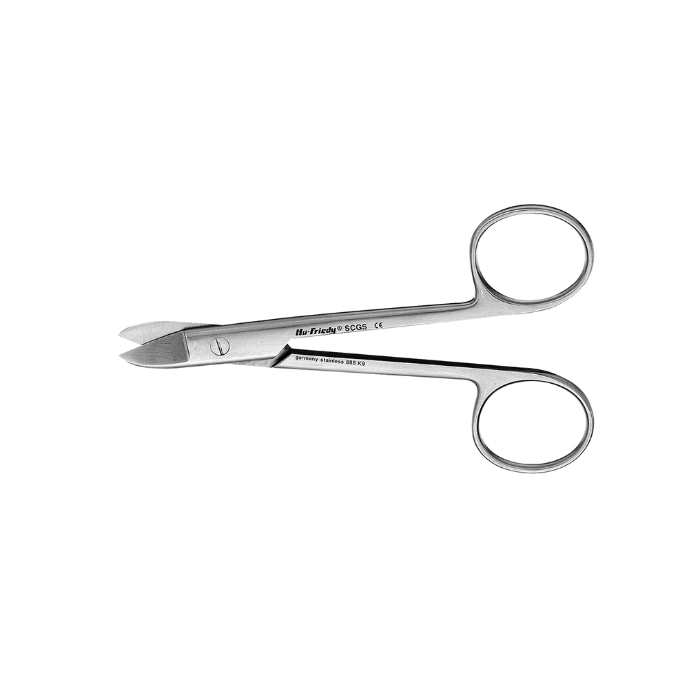 Schere Kronen-Gold gerade 12cm