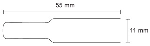 Wundhaken 55x11mm | 215 mm