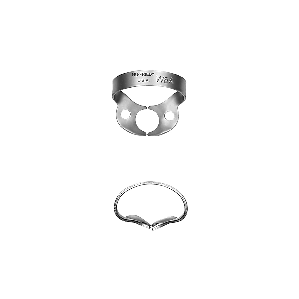 Kofferdam-Klammer #W8A Molar ohne Flügel