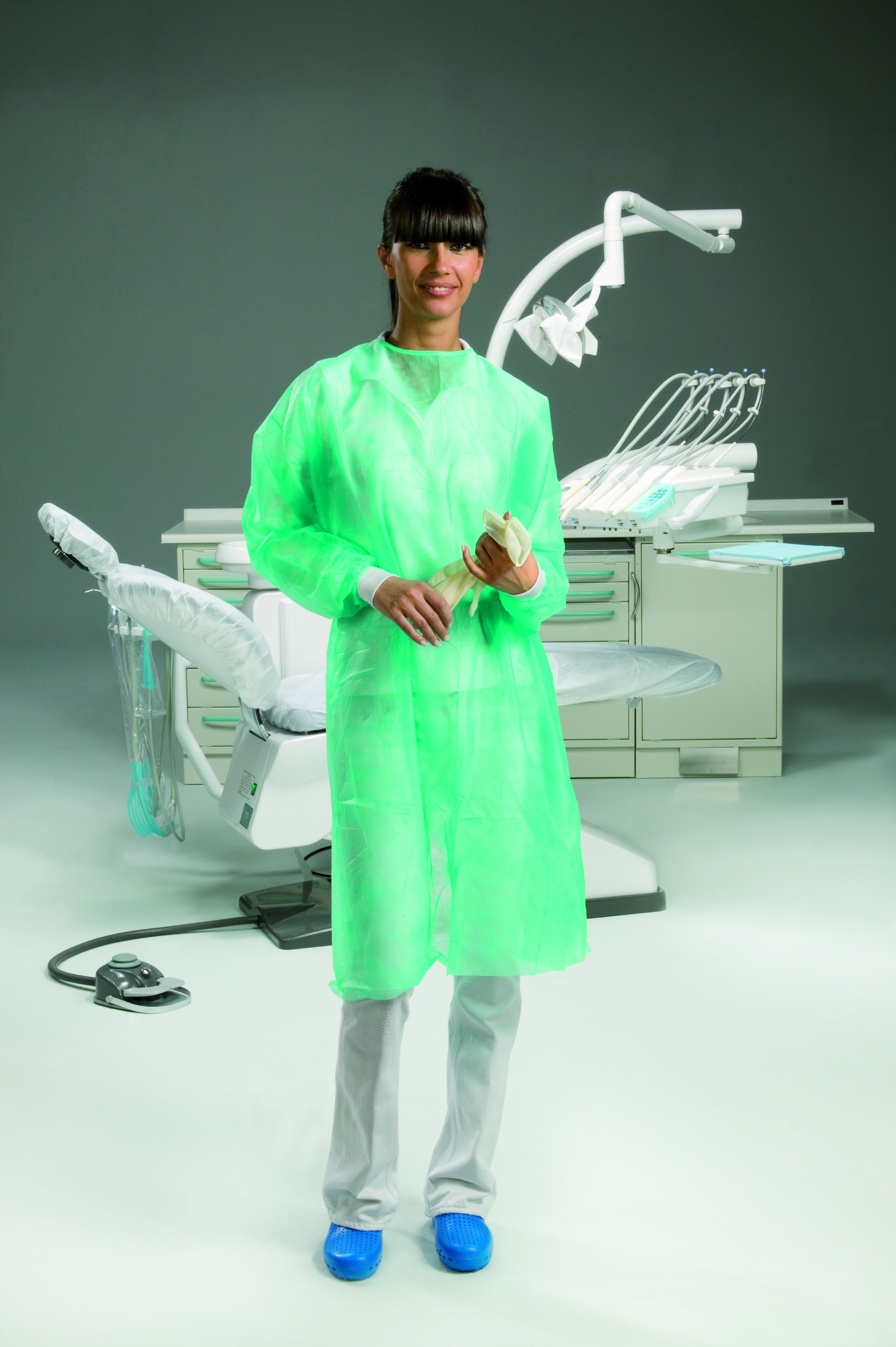 Kittel "Vliesstoff" | unsteril