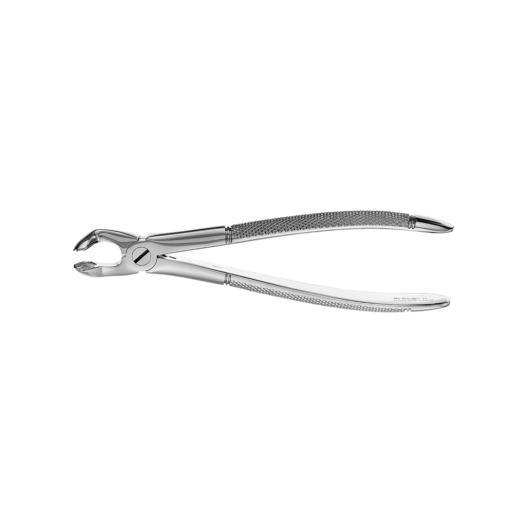 Zahnzange glänzend ohne Teflonschiene #79 europ., UK 3 Molar