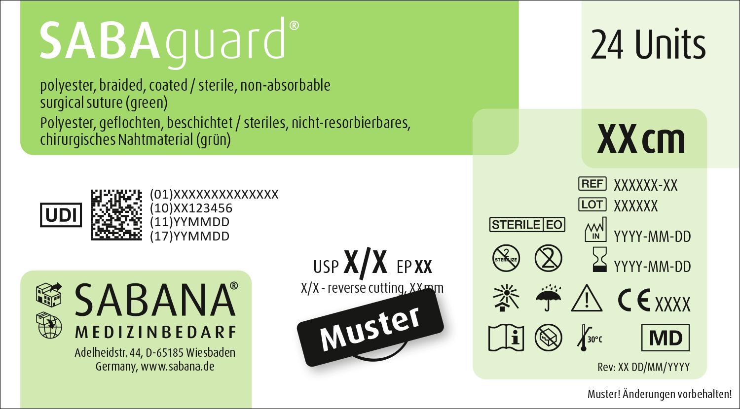 SABAguard | 4/0 | DS-13 | 3/8 | 45 cm | schneidend