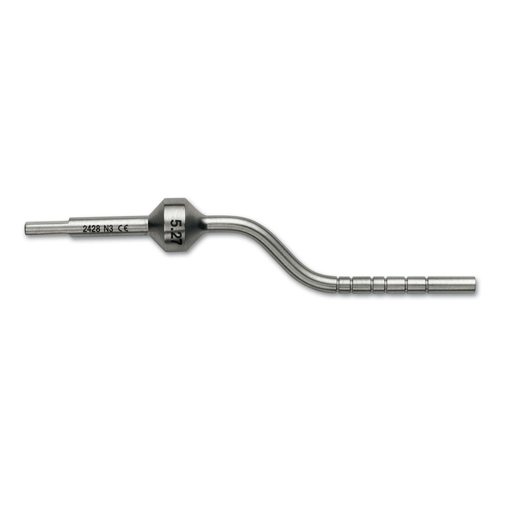 Osteotom Bone-Pusher #5.27 abgewinkelt, 2,7mm, zylindrisch