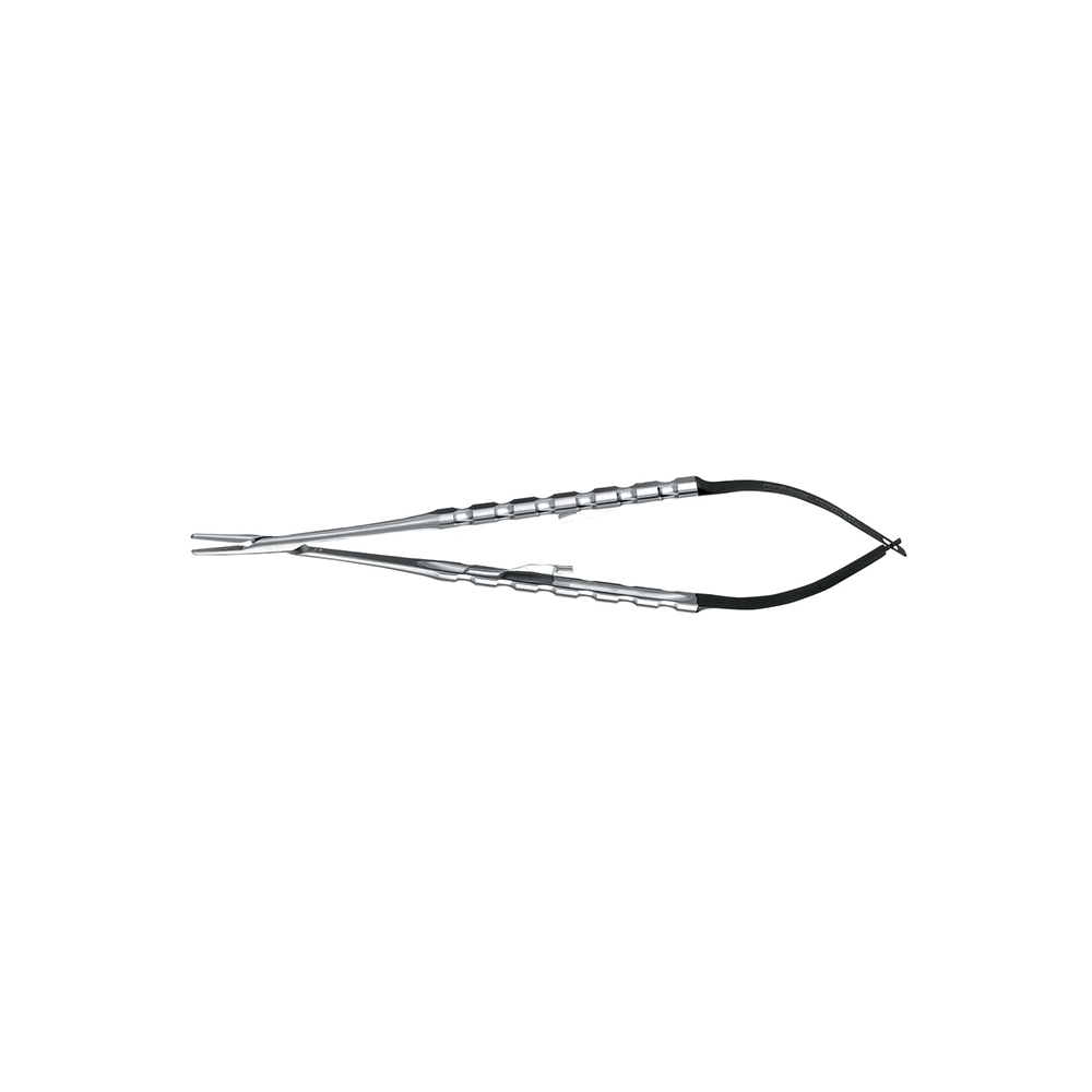 Nadelhalter Mikro Castroviejo, gerade, diamant., 4-0 5-0 6-0 Nadel 18cm