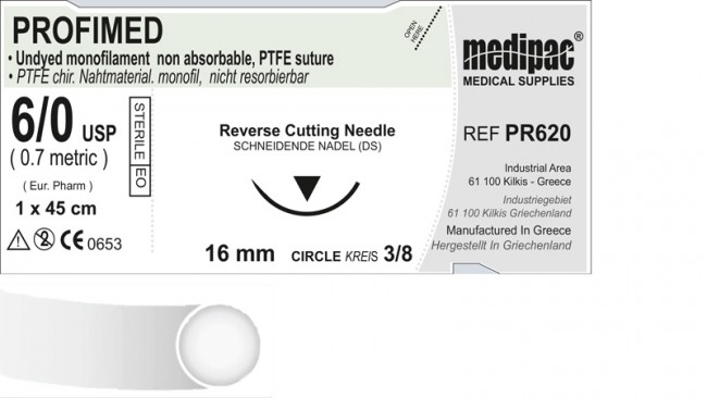 Profilen | 6/0 | DRT-12 | 3/8 | 45 cm | diamantiert