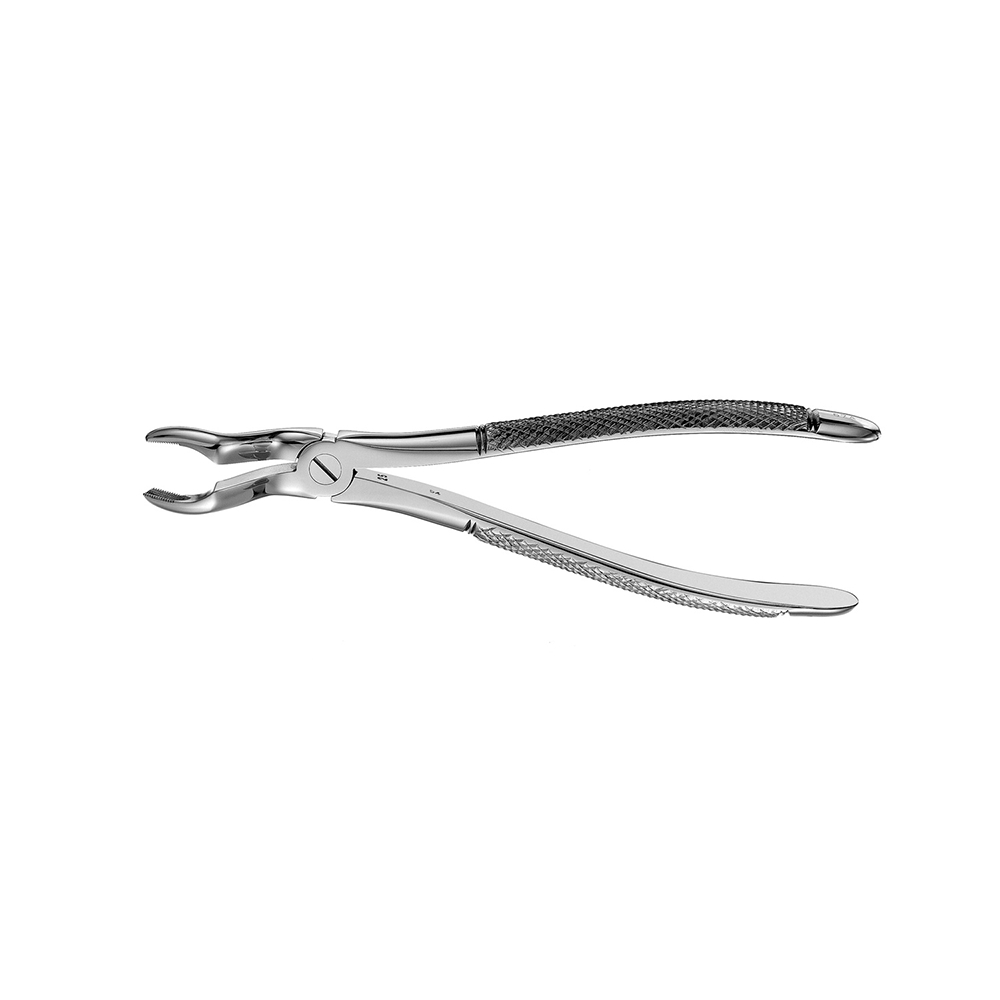 Zahnzange glänzend ohne Teflonschiene #67A europ., OK 3 Molar