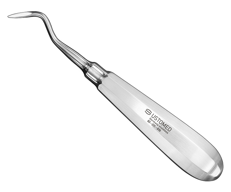 Wurzelheber, HEIDBRINK, gewinkelt, Fig. 10