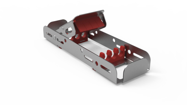 Demi-Sterilisier- und Lagerungsrahmen für 4 Instrumente