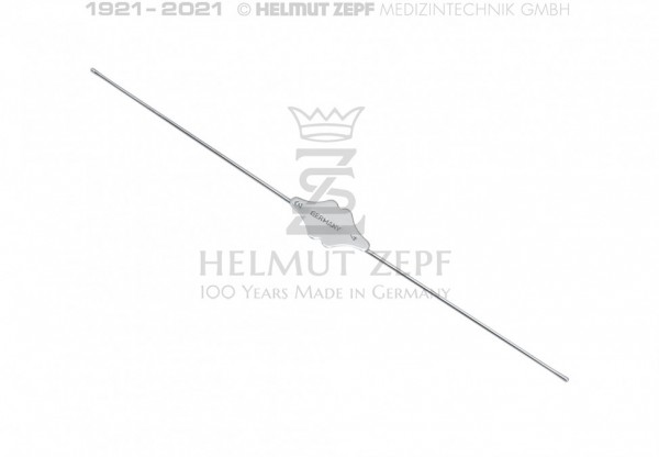 BOWMAN SONDEN, FIG-3/4, 13 CM, GEKNÖPFT NEUSILBER, D 1,3 UND 1,4 MM