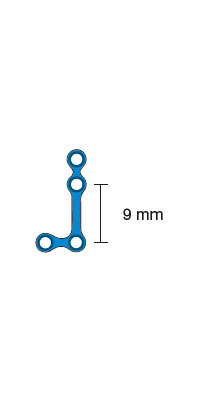 Titan-Loch-Platten | L-Form | Ø 1.5 mm