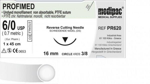 Profilen | 4/0 | DRT-18 | 3/8 | 45 cm | diamantiert