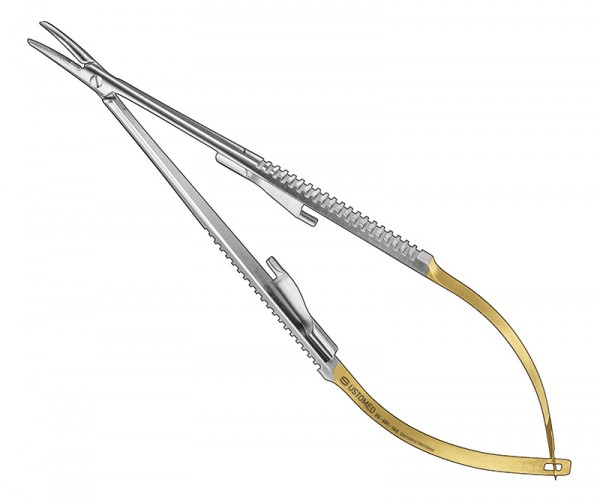 CASTROVIEJO, Nadelhalter, HM, 14 cm, geb.