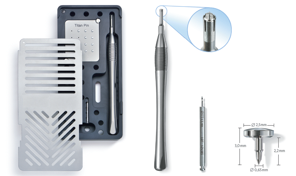 TitanPin StarterSet inkl. 15 Titan Pins Wegmann Dental