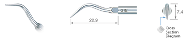 Scaler-Spitze G12 | NSK &amp; Satelec