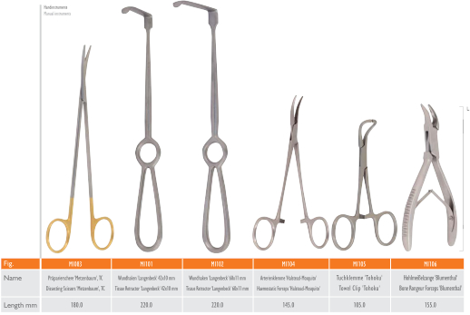 Ost-Tray-im-Set-enthaltene-Teile-4-Schere-Metzenbaum-Wundhaken-Langenbeck-klemme-Halstead-Mosquito-Tohoku-Meisselzange-Blumenthal-opti