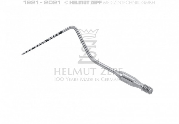 PARODONTOMETER, NORTH CAROLINA CNC, AUSWECHSELBAR, 1-15 IN MM-SCHRITTEN M 2,5MM