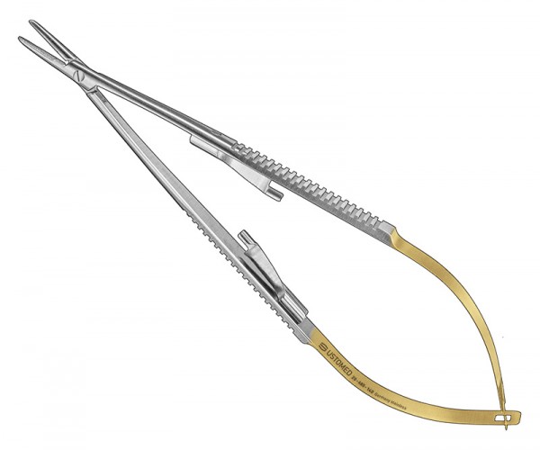 CASTROVIEJO, Nadelhalter, HM, 14 cm, ger.