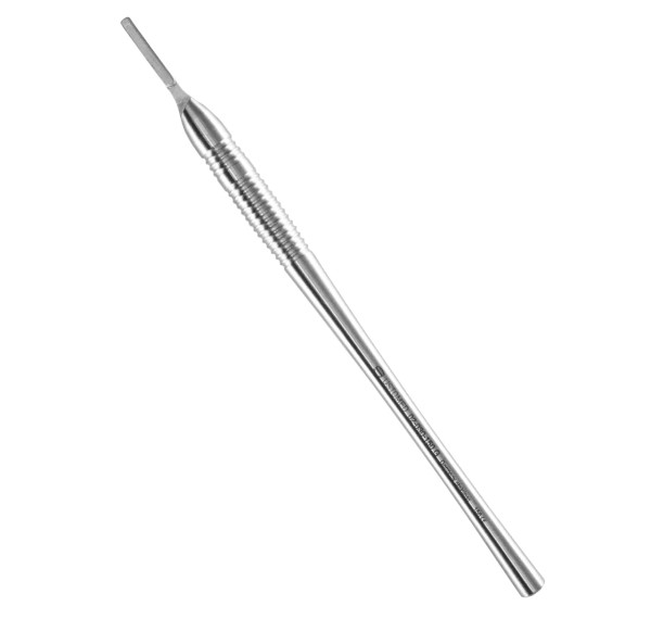 Skalpellgriff, glatt, rund, 15 cm