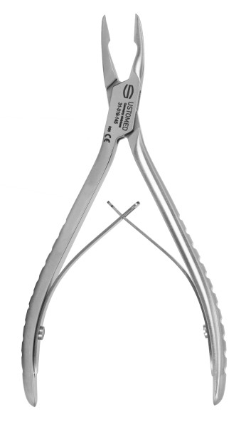 Mikro-FRIEDMAN, Hohlmeißelzange, geb. 25° 14 cm