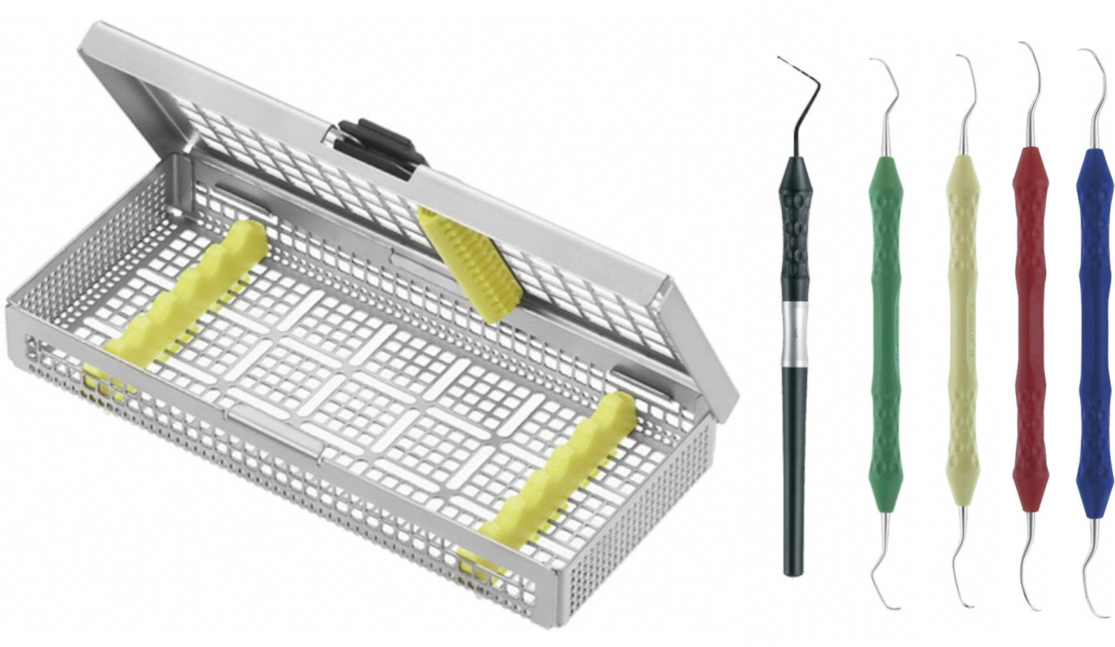 Aesculap Gracey Küretten inkl. Waschtray Wegmann Dental