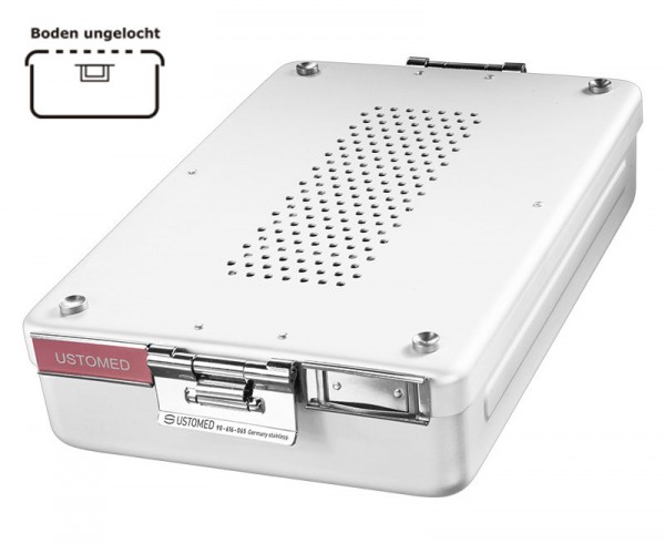 Sterilcontainer 6,5 cm, Boden ungelocht
