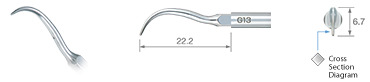 Scaler-Spitze G13 | NSK &amp; Satelec