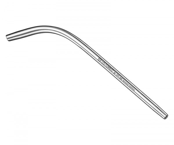 Metall-Absaugkanüle, 18 cm, 5 mm Durchm.