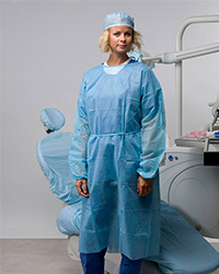 1 - OP Mantel mit Elastik